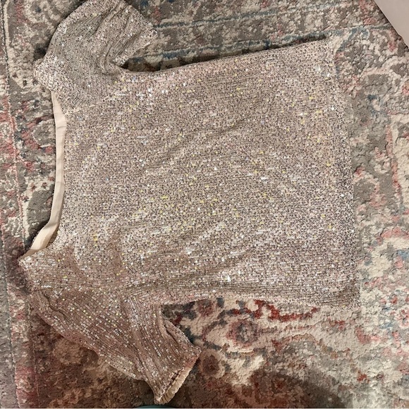 Lipsy new with tags dressy shirt glitters woman's size XS - Picture 5 of 8